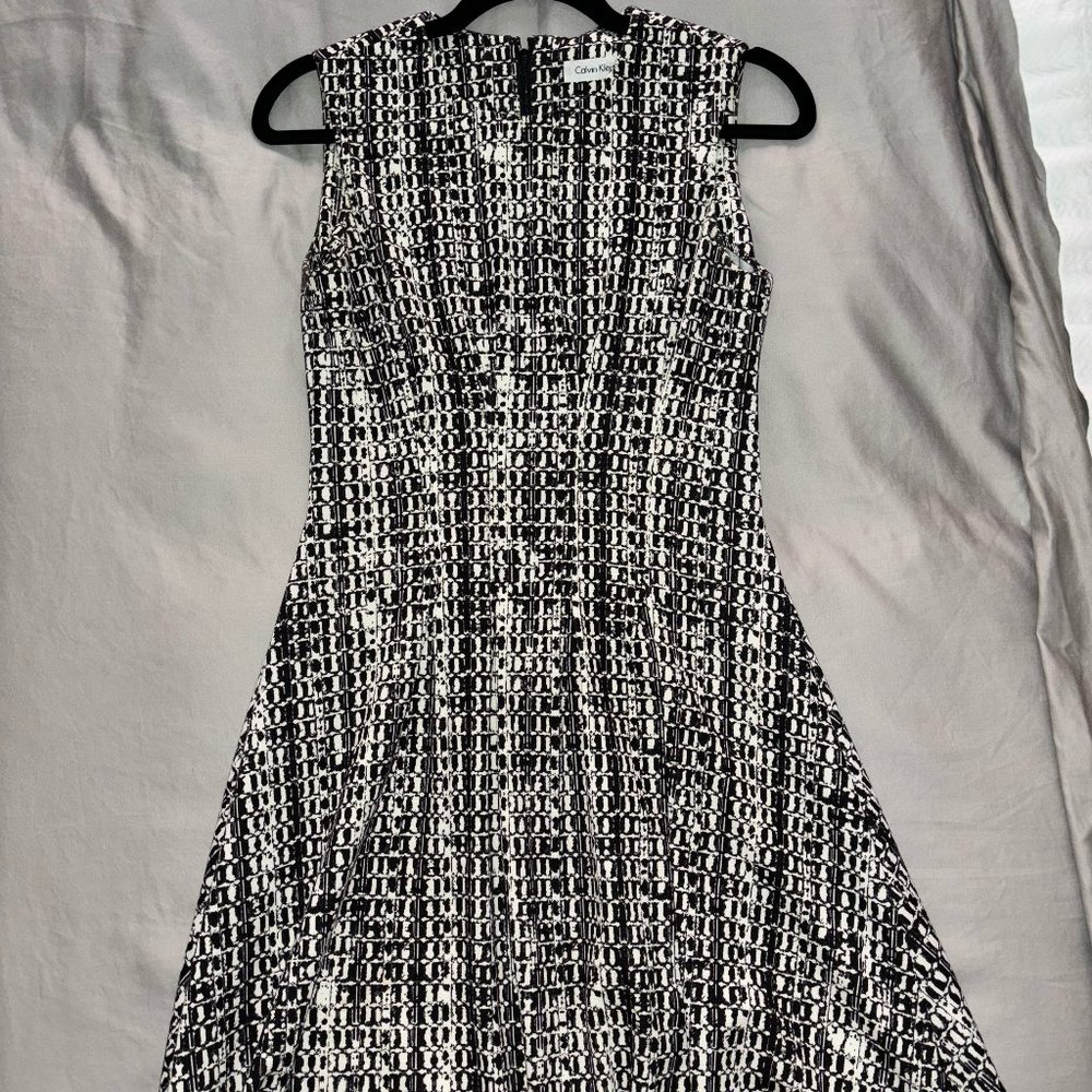 Calvin Klein flare shift dress